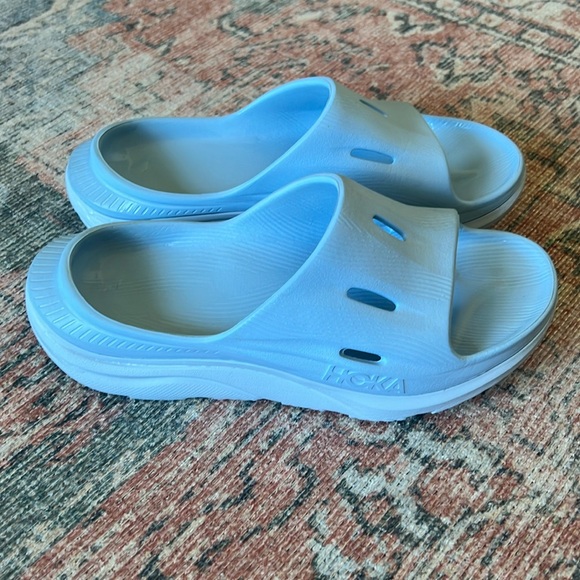 HOKA Ora Recovery slide 3 in color Dusk size 8 - Picture 1 of 2